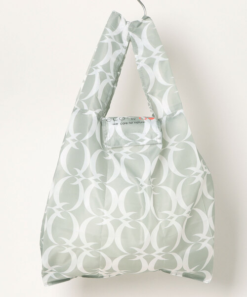 Q（キュー）の「モノグラムエコバッグ（エコバッグ/サブバッグ・レディース・ライトグレー/ピンク・ONE SIZE）」の15枚目の写真