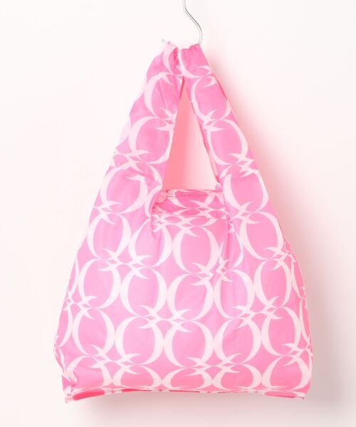 Q（キュー）の「モノグラムエコバッグ（エコバッグ/サブバッグ・レディース・ライトグレー/ピンク・ONE SIZE）」の16枚目の写真