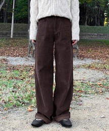 LE MORE（リモア）の「コーデュロイワイドストレートパンツ（その他パンツ）」