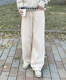 LE MORE | コーデュロイワイドストレートパンツ(その他パンツ)