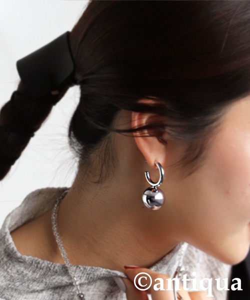 ボールフープピアス（ピアス（両耳用））｜antiqua（アンティカ