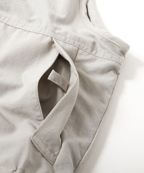 devirock(デビロック)の「水はじく ナイロン ポケッタブルベスト(その他アウター・キッズ・スカイブルー/ブラック/ライトグレー・110cm/100cm/160cm/150cm/140cm/130cm/120cm)」の16枚目の写真