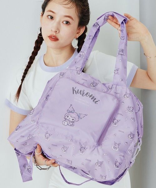 sanrio(サンリオ) 2WAY折りたたみボストンバッグ / クロミ KU