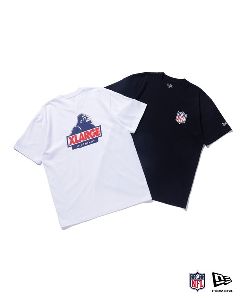 NEW ERA（ニューエラ）の「XLARGE×NEW ERA×NFL S/S TEE（Tシャツ/カットソー・メンズ・ブラック/ホワイト・XL/L/M/S）」の3枚目の写真