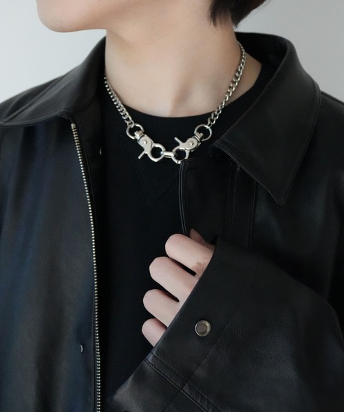 Port（ポート）の「【 Port / ポート 】 チェーン カラビナ ネックレス #_（ネックレス・メンズ・シルバー・FREE）」の4枚目の写真