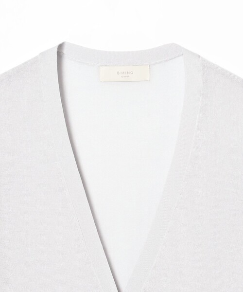 B:MING by BEAMS（ビーミングバイビームス）の「ウォッシャブル ニット カーディガン 25SS（カーディガン/ボレロ・レディース・ライトグレー/ネイビー/ライトブルー・ONE SIZE）」の20枚目の写真