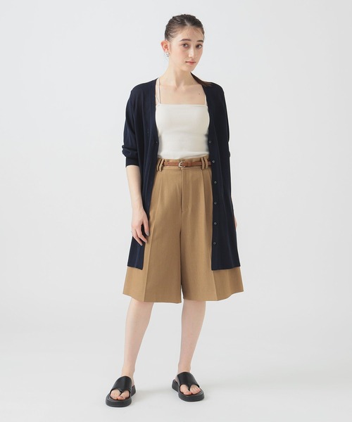 B:MING by BEAMS（ビーミングバイビームス）の「ウォッシャブル ニット カーディガン 25SS（カーディガン/ボレロ・レディース・ライトグレー/ネイビー/ライトブルー・ONE SIZE）」の5枚目の写真