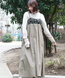 マチョー刺繍キャミソールワンピース【WEB限定】