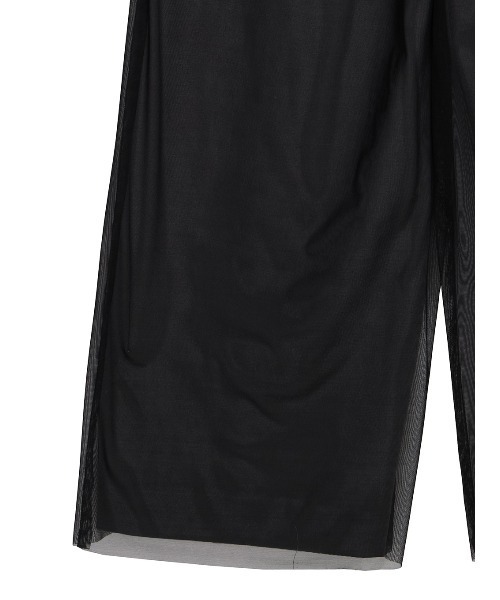 Ameri(アメリ)の「CHARMING TULLE LAYERED SET UP DRESS(パンツドレス・レディース・ピンク/ブラック・SMALL/MEDIUM)」の22枚目の写真