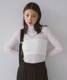 ハイネックシアートップス