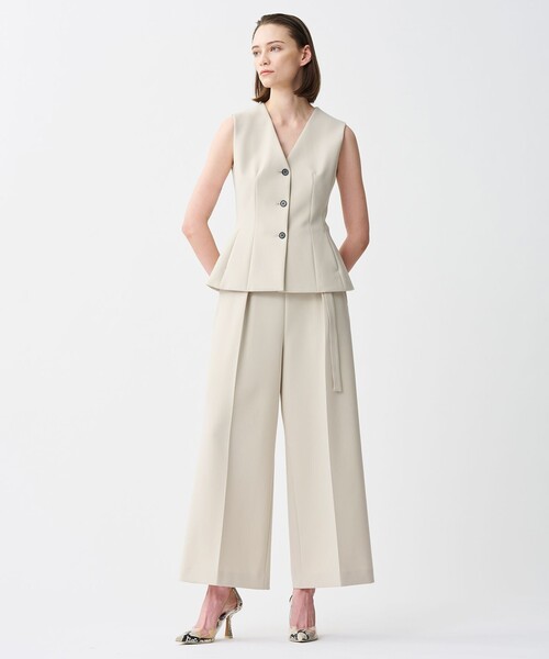 uncrave(アンクレイヴ)の「プルーフダブルクロス ワイドパンツ(その他パンツ・レディース・ブラック系/ネイビー系2/ライトグレー系・0/1/2)」の21枚目の写真