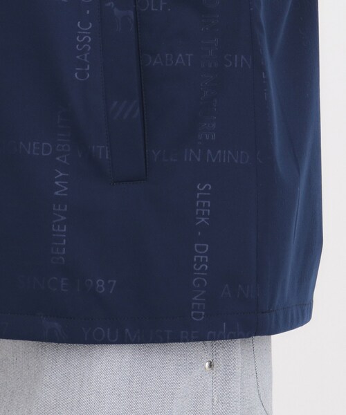 adabat（アダバット）の「撥水加工 ロゴチェックジップアップベスト（ベスト・レディース・ネイビー/ホワイト・38/40/42）」の20枚目の写真