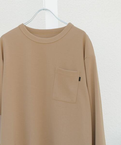 ITEMS URBANRESEARCH(アイテムズ アーバンリサーチ)の「『速乾/イージーケア/UVカット』高機能ポンチロングスリーブカットソー(Tシャツ/カットソー・メンズ・ブラック/ベージュ/ホワイト・MEDIUM/LARGE)」の15枚目の写真