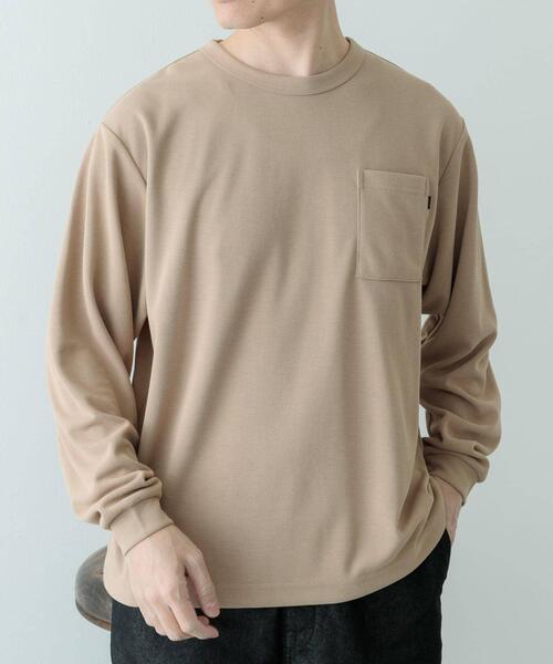 ITEMS URBANRESEARCH(アイテムズ アーバンリサーチ)の「『速乾/イージーケア/UVカット』高機能ポンチロングスリーブカットソー(Tシャツ/カットソー・メンズ・ブラック/ベージュ/ホワイト・MEDIUM/LARGE)」の16枚目の写真