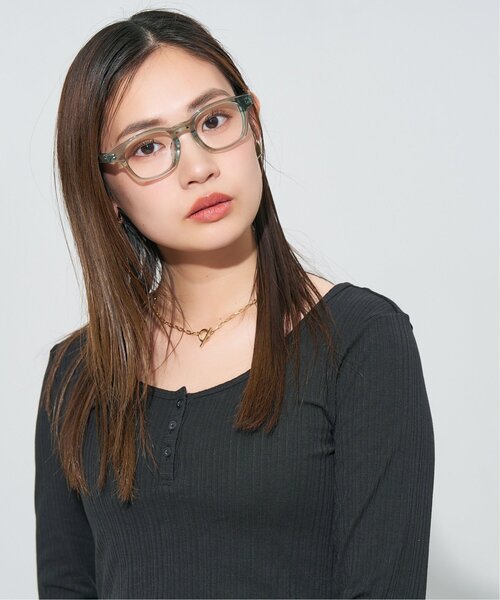 JOURNAL STANDARD relume(ジャーナルスタンダード レリューム)の「ウェリントン型 メガネ|伊達メガネ|ジャーナルスタンダードレリューム|Zoff|JOURNAL STANDARD relume(メガネ・メンズ・ブラウン系その他2/ブラック/ブラウン/ライトグリーン・FREE)」の15枚目の写真