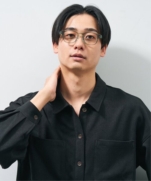 JOURNAL STANDARD relume(ジャーナルスタンダード レリューム)の「ウェリントン型 メガネ|伊達メガネ|ジャーナルスタンダードレリューム|Zoff|JOURNAL STANDARD relume(メガネ・メンズ・ブラウン系その他2/ブラック/ブラウン/ライトグリーン・FREE)」の9枚目の写真