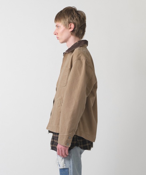 Levi's(リーバイス)の「Levi's/リーバイス フルジップ メカニック トラッカージャケット(その他アウター・メンズ・ベージュ・XL/L/M/S)」の9枚目の写真