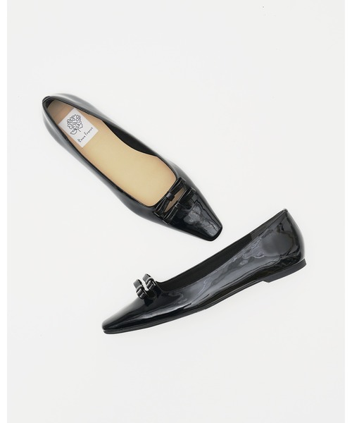 Emma Francis（エマフランシス）の「ダブルリボン フラットパンプス（パンプス・レディース・レッド/ブラック/ホワイト・23.0cm/23.5cm/24.0cm/24.5cm/25.0cm/22.5cm/22.0cm）」の14枚目の写真