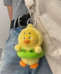 WEGO | WEGO/まゆげひよこぬいぐるみキーホルダー(キーホルダー)