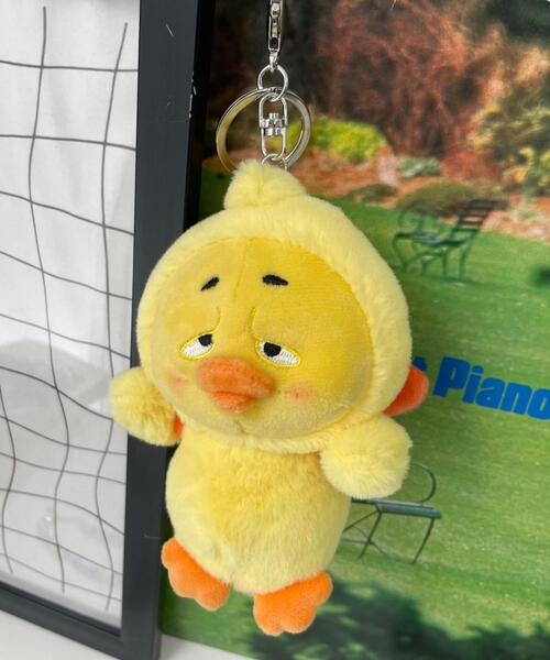 WEGO/まゆげひよこぬいぐるみキーホルダー（キーホルダー）｜WEGO