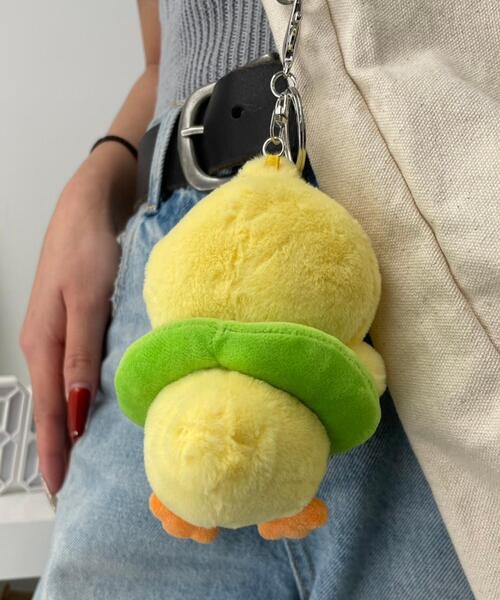 WEGO(ウィゴー)の「WEGO/まゆげひよこぬいぐるみキーホルダー(キーホルダー・レディース・その他1/その他3/その他2・FREE)」の5枚目の写真