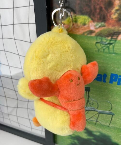 WEGO/まゆげひよこぬいぐるみキーホルダー（キーホルダー）｜WEGO