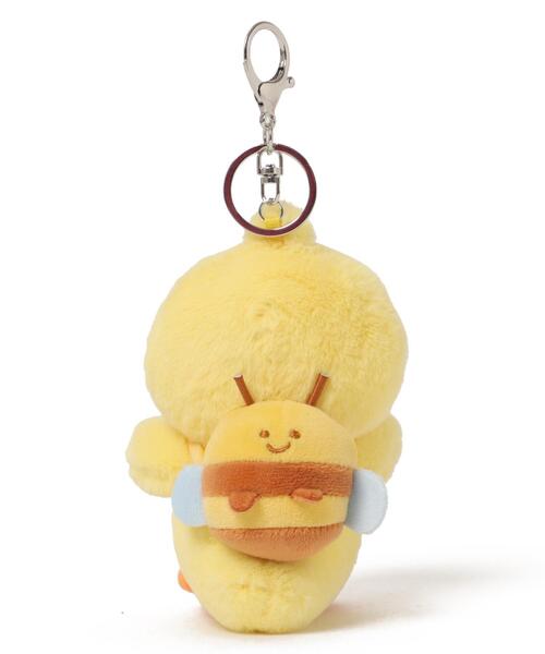 WEGO/まゆげひよこぬいぐるみキーホルダー（キーホルダー）｜WEGO