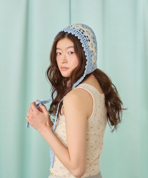 kaorinomori(カオリノモリ)の「kaorinomori フィーユボンネ ルメ / カオリノモリ(ハット・レディース・ブラック/スカイブルー/ホワイト/ピンク・FREE)」の15枚目の写真