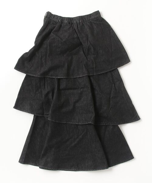 ROSE BUD（ローズバッド）の「ティアードデニムスカート（デニムスカート・レディース・ネイビー/ブラック・ONE SIZE）」の15枚目の写真