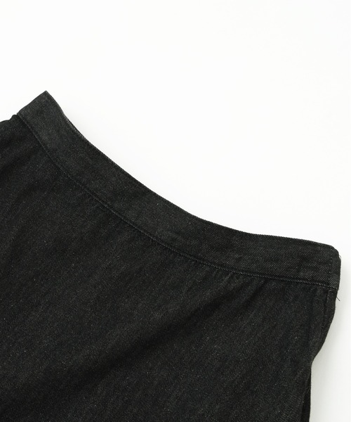 ROSE BUD（ローズバッド）の「ティアードデニムスカート（デニムスカート・レディース・ネイビー/ブラック・ONE SIZE）」の9枚目の写真