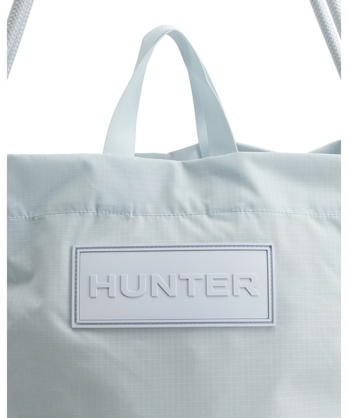 HUNTER（ハンター）の「トラベル リップストップ リサイクル ナイロン トート バッグ（トートバッグ・レディース・ライトブルー・ONE SIZE）」の7枚目の写真