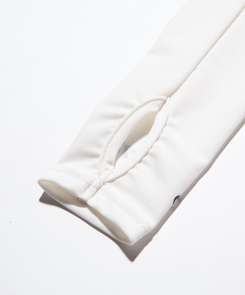 glamb（グラム）の「Spin Logo Arm Cover / スピンロゴアームカバー（アームカバー・メンズ・ホワイト/ブラック・FREE）」の5枚目の写真