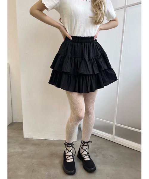 ◆24SS RONRON TORCHON レースフリルスカート/2色◆ ◇24SS RONRON TORCHON レースフリルスカート/2色◇ (RONRON