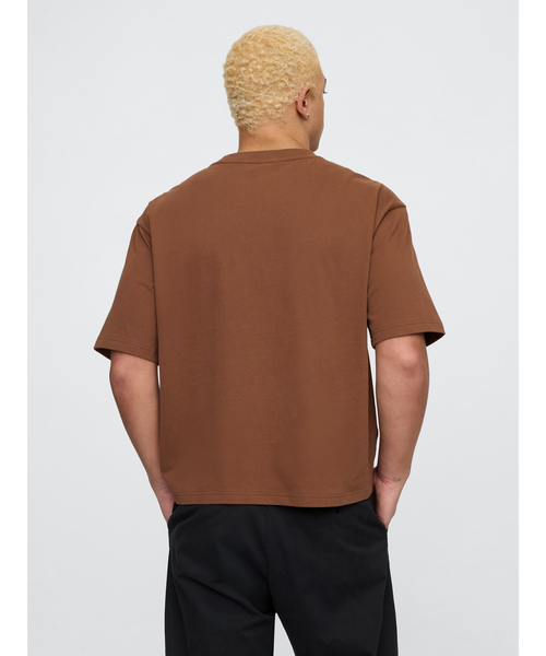GAP(ギャップ)の「ヴィンテージソフト ボクシーTシャツ(Tシャツ/カットソー・メンズ・ブラック/ピンク/ブラウン/ホワイト/グリーン/ブルー・M/S/L/XS/XL)」の9枚目の写真
