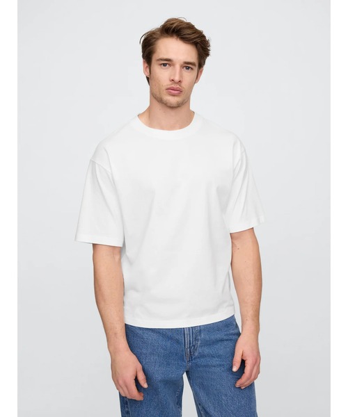 GAP(ギャップ)の「ヴィンテージソフト ボクシーTシャツ(Tシャツ/カットソー・メンズ・ブラック/ピンク/ブラウン/ホワイト/グリーン/ブルー・M/S/L/XS/XL)」の1枚目の写真