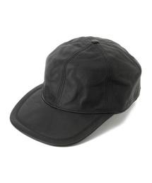 【希少】MOTO×BEAMS PLUS / 別注 レザー ベースボールキャップ BEAMS PLUS（ビームスプラス）の「MOTO×BEAMS PLUS / 別注 レザー