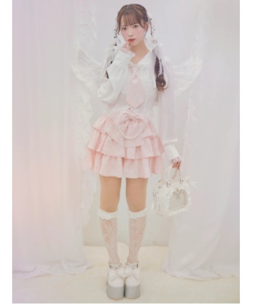 Ank Rouge（アンクルージュ）の「クラウンリボンシューズ（パンプス・レディース・ブラック/ホワイト・M/S/LL/L）」の16枚目の写真