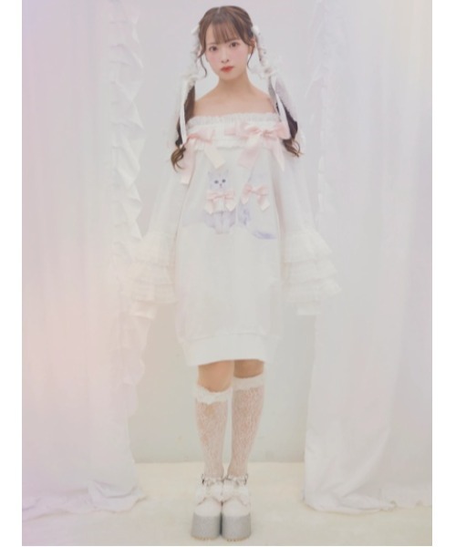 Ank Rouge（アンクルージュ）の「クラウンリボンシューズ（パンプス・レディース・ブラック/ホワイト・M/S/LL/L）」の17枚目の写真