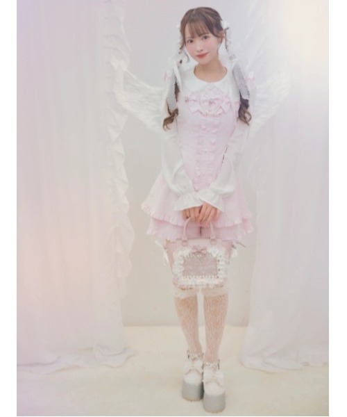 Ank Rouge（アンクルージュ）の「クラウンリボンシューズ（パンプス・レディース・ブラック/ホワイト・M/S/LL/L）」の19枚目の写真