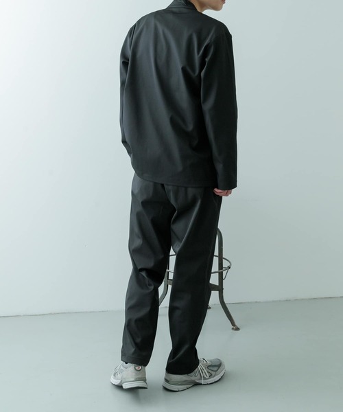 ITEMS URBANRESEARCH（アイテムズ アーバンリサーチ）の「『セットアップ対応』マシンウォッシャブルピケノーラペルジャケット（その他アウター・メンズ・ネイビー/カーキ/ブラック・MEDIUM/LARGE）」の12枚目の写真