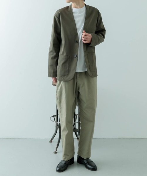 ITEMS URBANRESEARCH（アイテムズ アーバンリサーチ）の「『セットアップ対応』マシンウォッシャブルピケノーラペルジャケット（その他アウター・メンズ・ネイビー/カーキ/ブラック・MEDIUM/LARGE）」の19枚目の写真