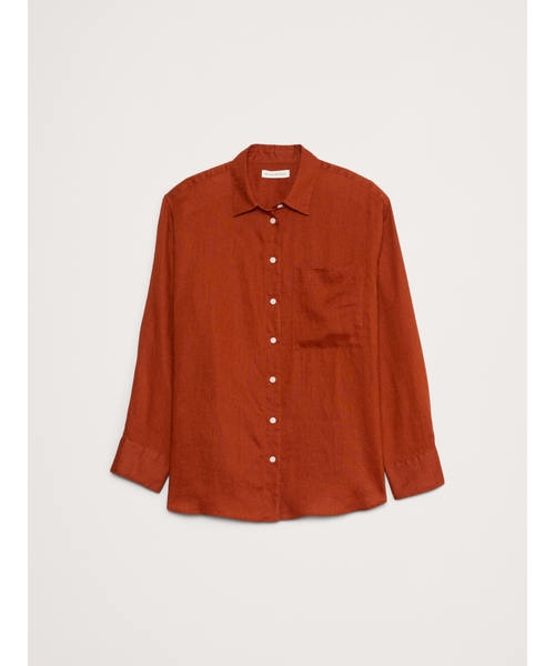 バナナリパブリック　シャツ BANANA REPUBLIC FACTORY STORE 日本限定 バックプリーツシャツ