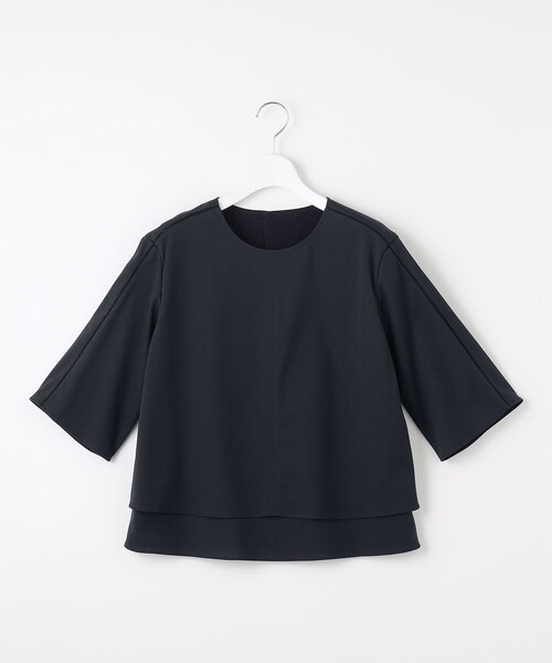 J.PRESS Ladies（J.プレス レディス）の「【洗える】トリコットジャージー カットソー（Tシャツ/カットソー・レディース・ネイビー系/ピンク系/ホワイト系・SMALL）」の11枚目の写真