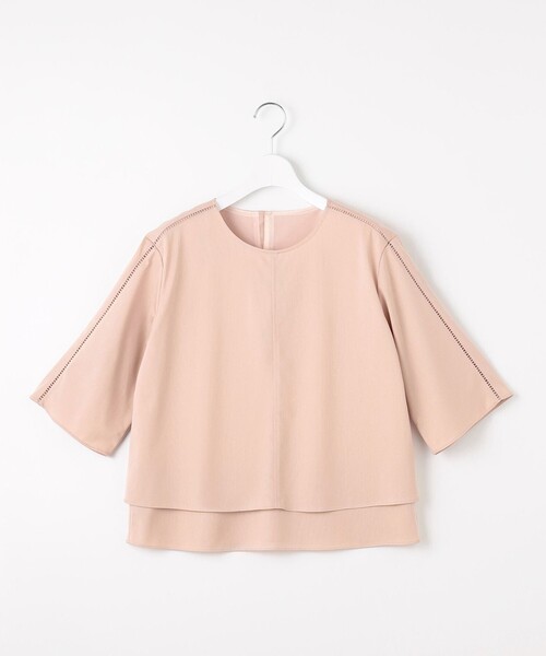 J.PRESS Ladies（J.プレス レディス）の「【洗える】トリコットジャージー カットソー（Tシャツ/カットソー・レディース・ネイビー系/ピンク系/ホワイト系・SMALL）」の13枚目の写真