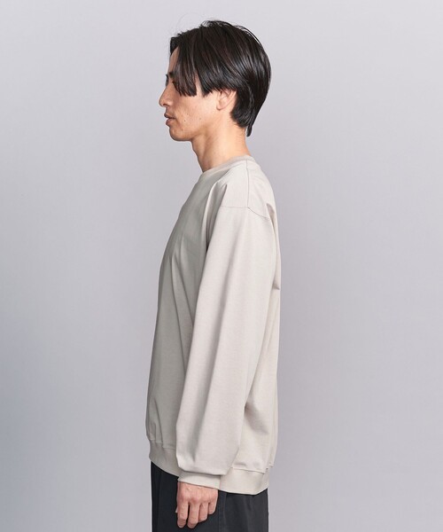BEAUTY&YOUTH UNITED ARROWS（ビューティーアンドユースユナイテッドアローズ）の「ファイン グロッシー コットン スウェットTシャツ（スウェット・メンズ・ホワイト/ネイビー/ナチュラル/ライトブルー・S/L/M/XL）」の11枚目の写真