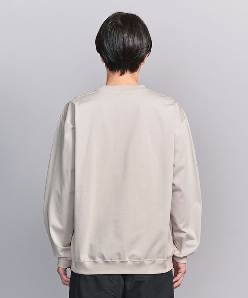 BEAUTY&YOUTH UNITED ARROWS（ビューティーアンドユースユナイテッドアローズ）の「ファイン グロッシー コットン スウェットTシャツ（スウェット・メンズ・ホワイト/ネイビー/ナチュラル/ライトブルー・S/L/M/XL）」の12枚目の写真