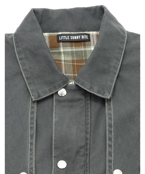 Little sunny bite(リトルサニーバイト)の「twill jacket(その他アウター・レディース・ピンク/ブラック/ブルー・SMALL/MEDIUM)」の20枚目の写真