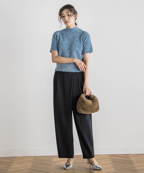 Droite lautreamont（ドロワットロートレアモン）の「ステファニーラップパンツ≪洗濯機で洗える≫（その他パンツ・レディース・イエロー/ブラック・M）」の18枚目の写真