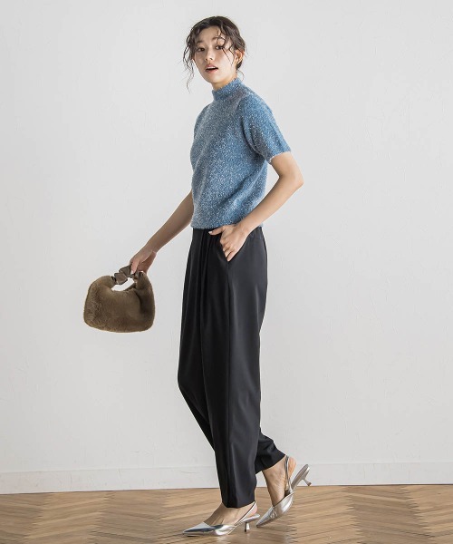 Droite lautreamont（ドロワットロートレアモン）の「ステファニーラップパンツ≪洗濯機で洗える≫（その他パンツ・レディース・イエロー/ブラック・M）」の19枚目の写真