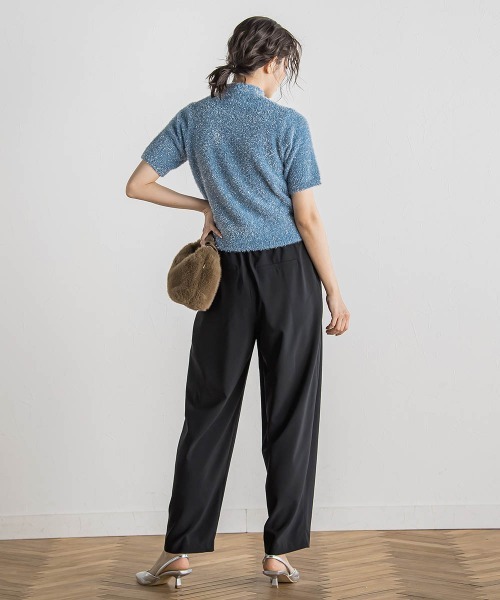 Droite lautreamont（ドロワットロートレアモン）の「ステファニーラップパンツ≪洗濯機で洗える≫（その他パンツ・レディース・イエロー/ブラック・M）」の20枚目の写真